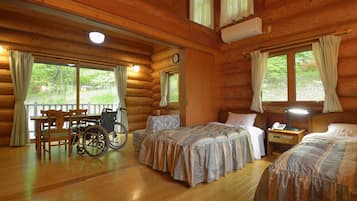 Bungalow, 5 chambres, accessible aux personnes à mobilité réduite, fumeurs | Couette en duvet d'oie, coffres-forts dans les chambres