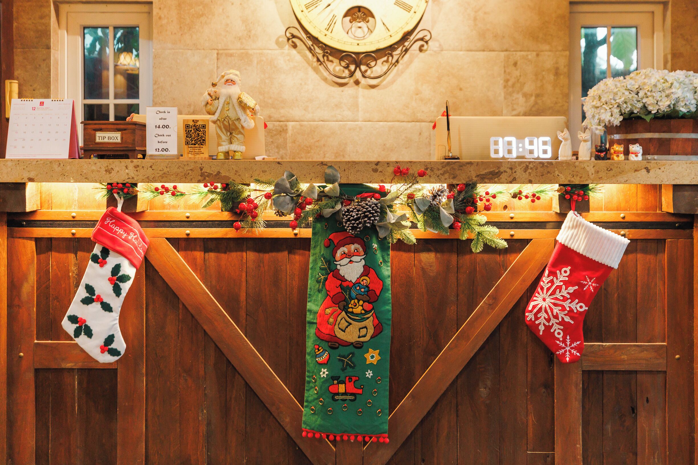 check-in/check-out kiosk