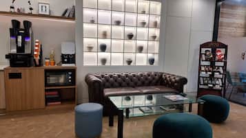 Sala de estar en el lobby