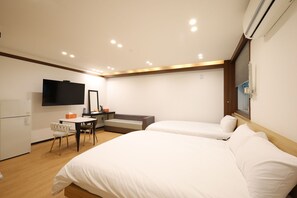 Phòng 2 giường đơn Deluxe | Phòng cách âm, truy cập Internet không dây miễn phí, bộ trải giường