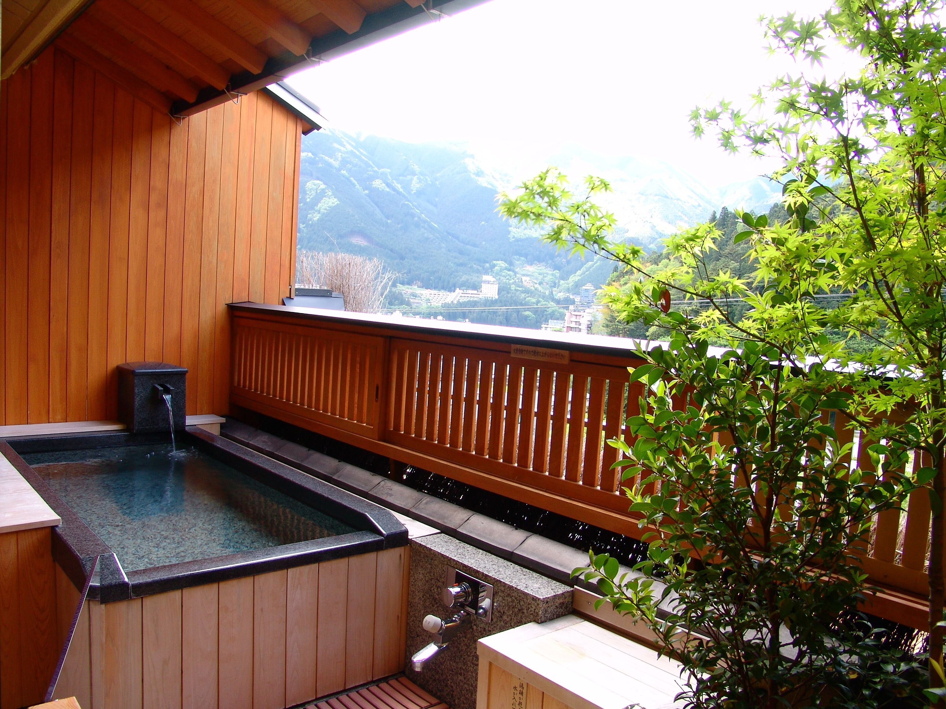 Japanese Style with Open Air Bath | Deep soaking bathtub