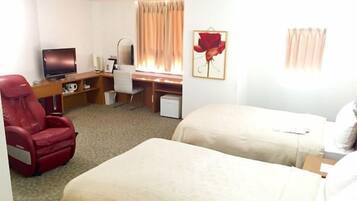 Kahden hengen deluxe-huone (kaksi sänkyä), tupakointi kielletty