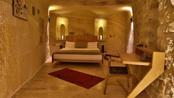 Premium Honeymoon Cave Suite | 2 Schlafzimmer, Bettwäsche aus ägyptischer Baumwolle
