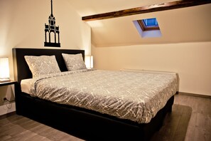 Appartement supérieur, 2 chambres, terrasse | 2 chambres, literie de qualité, coffre-fort, système d’insonorisation