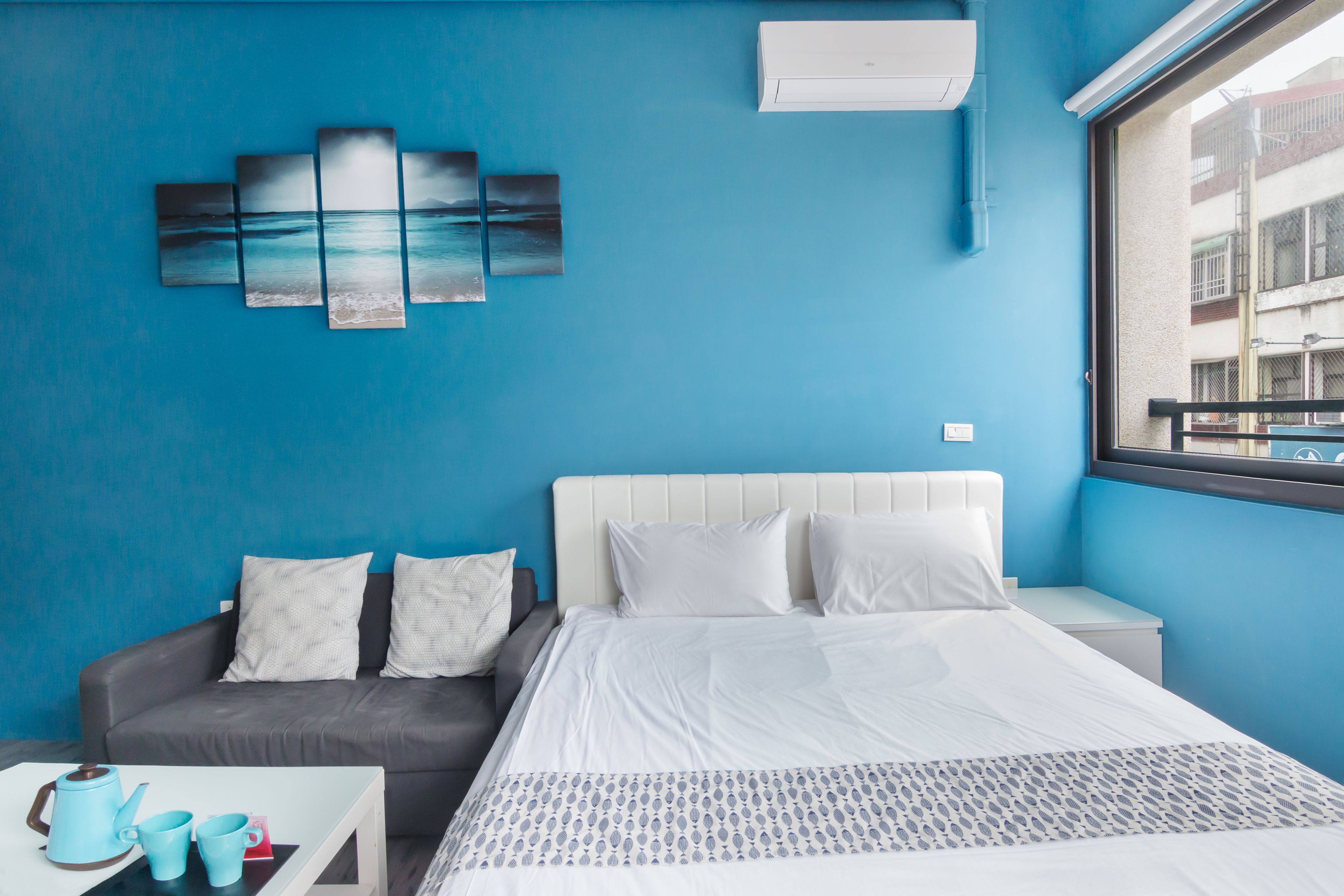 Deluxe-dobbeltværelse | Skrivebord, ekstra senge (tillægsgebyr), gratis Wi-Fi, sengetøj