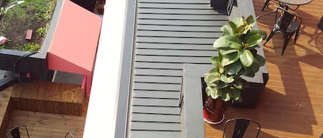 Vue depuis l’hébergement