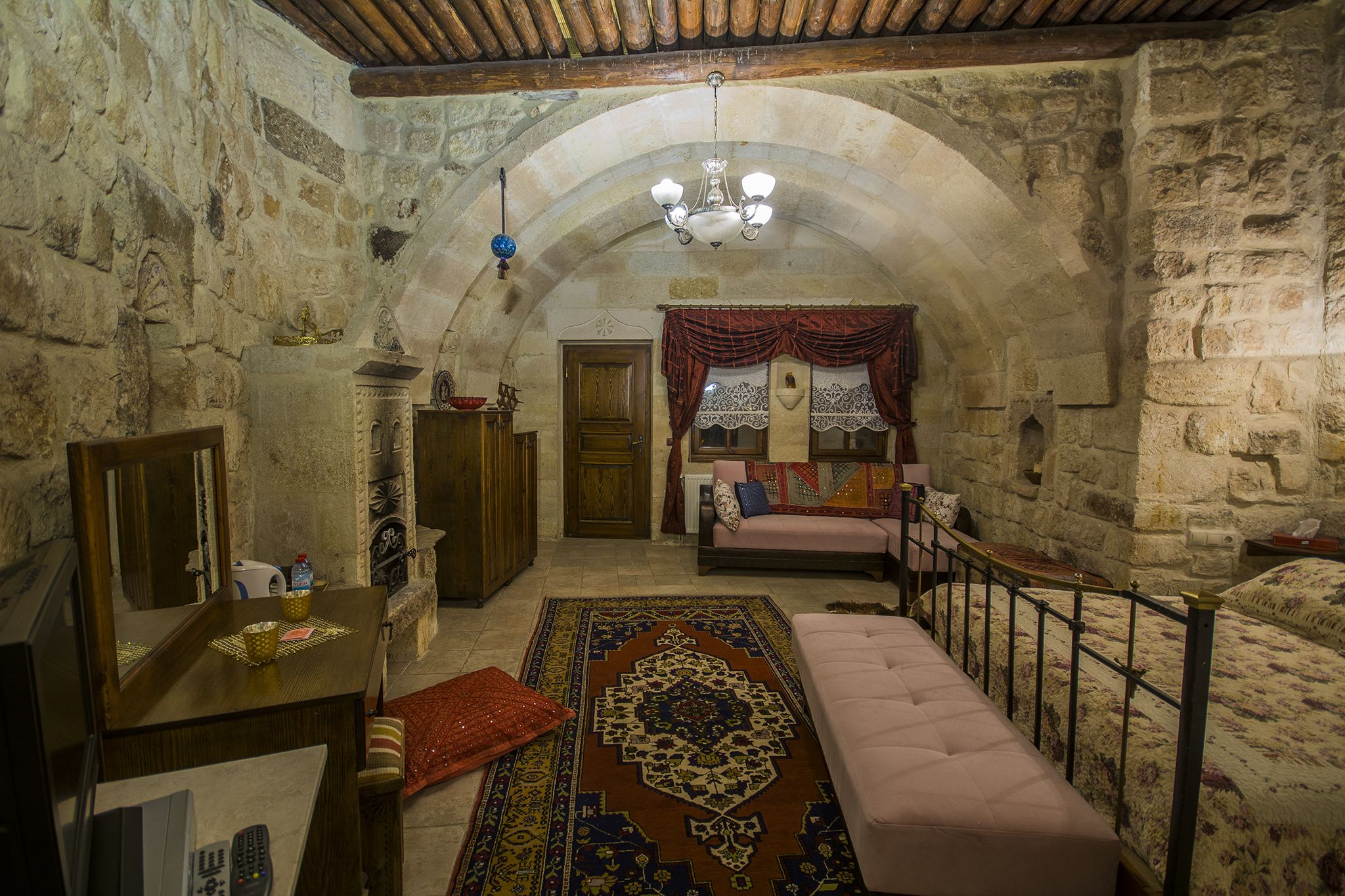 double room, terrace | living area | lcd tv