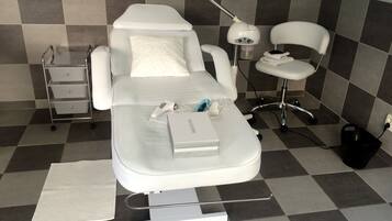 Body treatments, hot stone massages, sports massages, facials