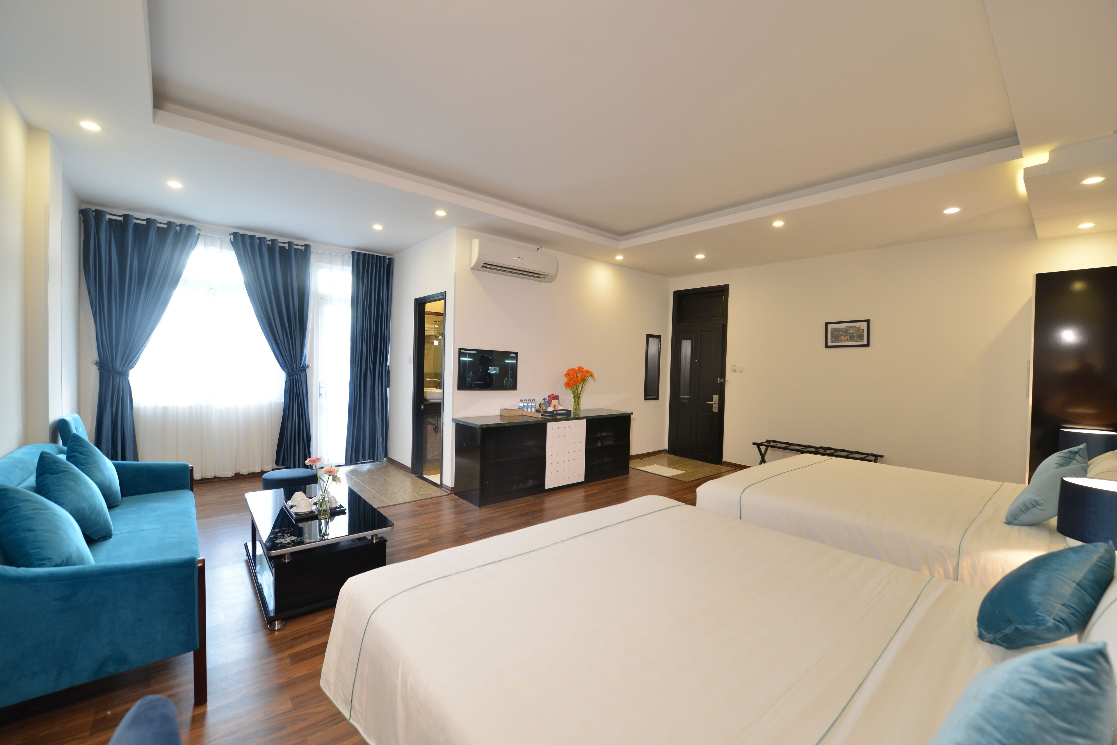 In-room safe, desk, blackout curtains, soundproofing