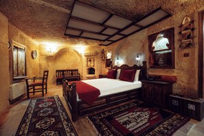 Cave Room | Premium bedding, minibar, in-room safe, desk - Melis Cave Hotel (Ürgüp)