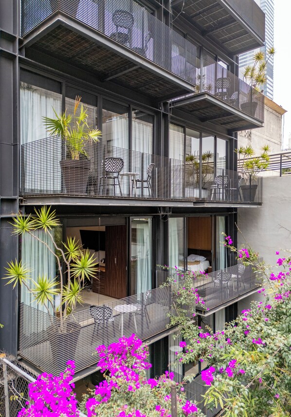 Voorkant van accommodatie