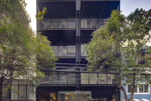 Fassade der Unterkunft