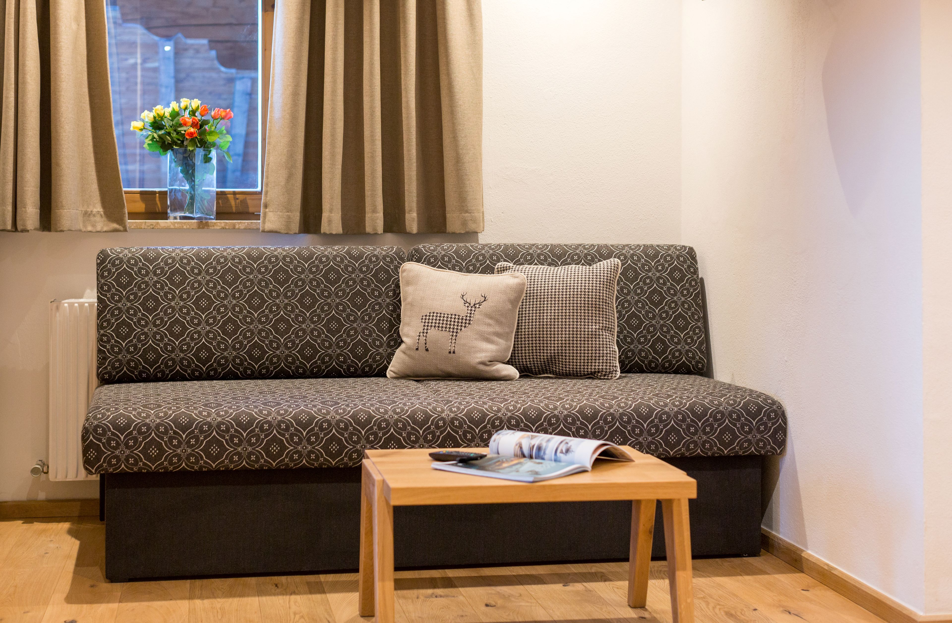 apartment (gipfelglanz-80€cleaning fee not incl.) | living area | flat-screen tv, ping pong, books