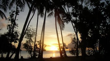 Beach nearby, white sand