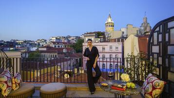 Executive-Suite, 1 King-Bett, Turm (Galata Room, Kingsize) | Terrasse/Patio