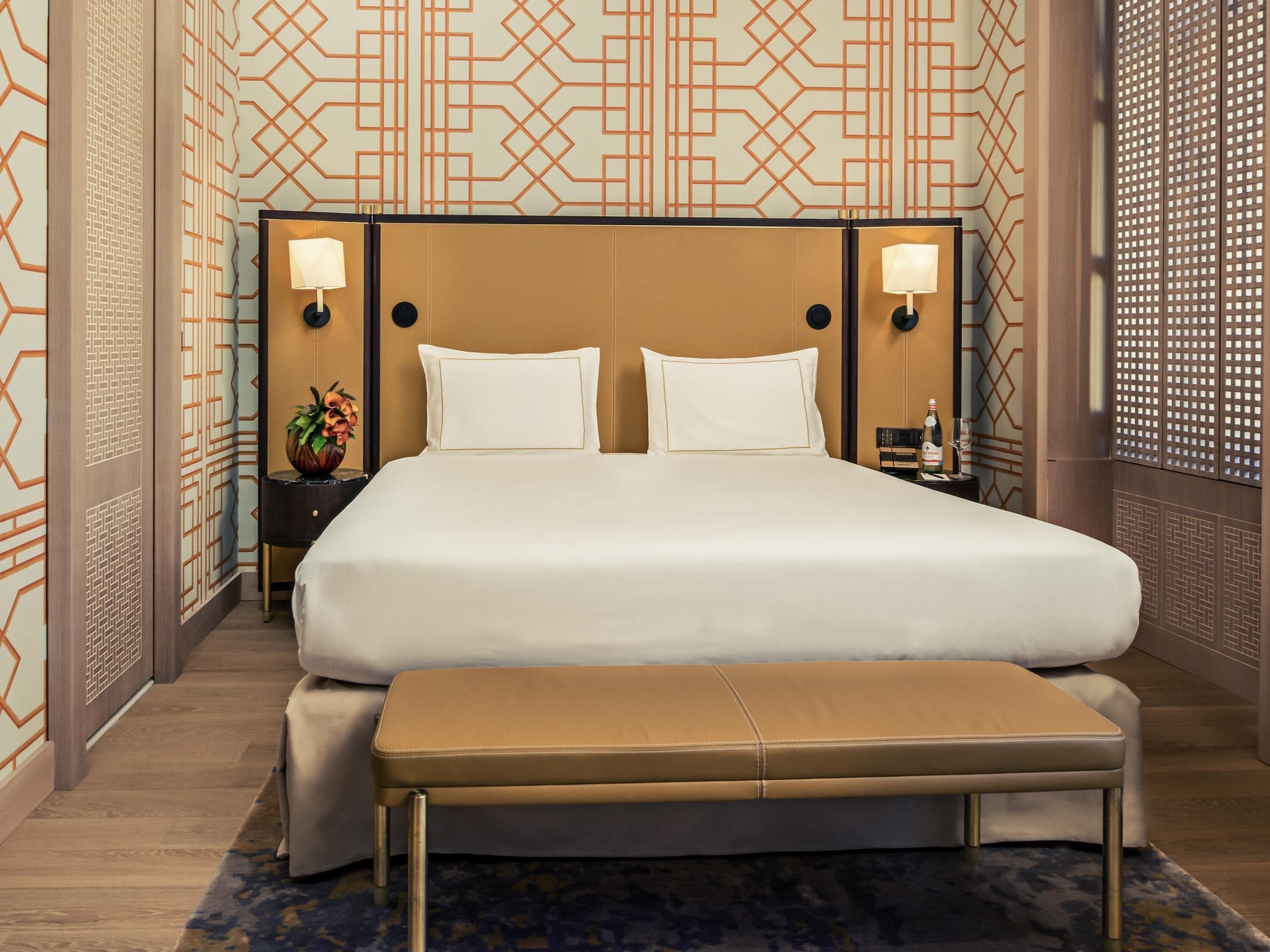 Premium bedding, in-room safe, individually decorated, desk