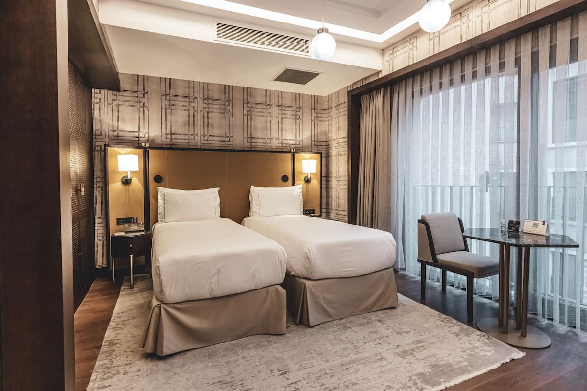 Premium bedding, in-room safe, individually decorated, desk