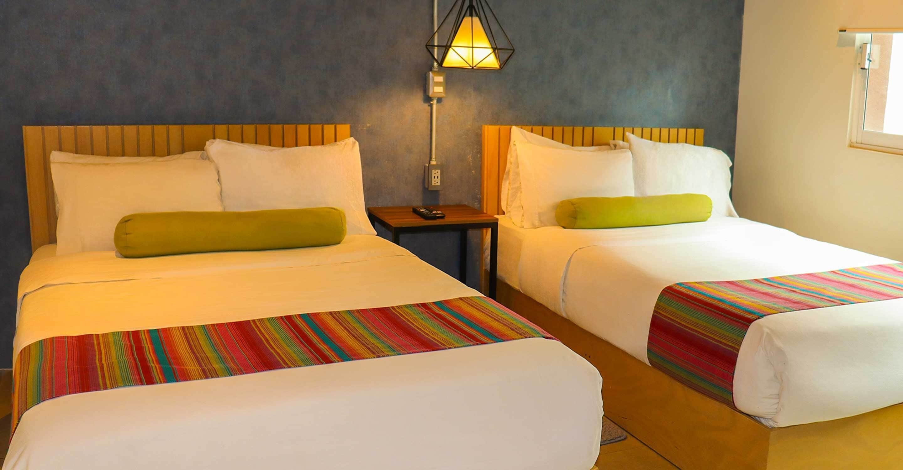 Down comforters, pillowtop beds, in-room safe, individually decorated