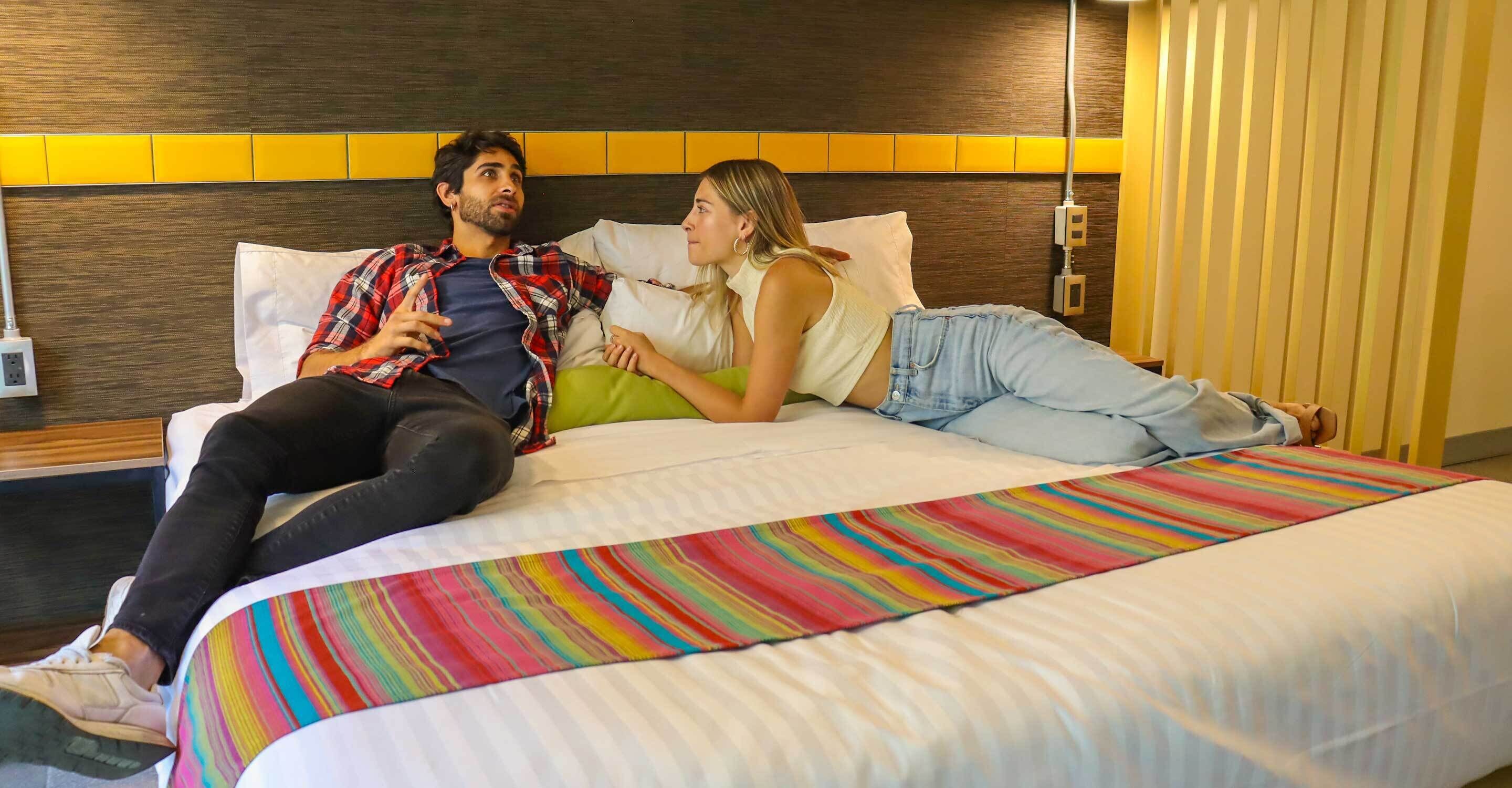 Down comforters, pillowtop beds, in-room safe, individually decorated