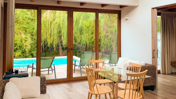 Luxury Villa, Private Pool, Beachfront | Dining room - Aldea del Valle (Paiguano)