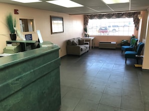 Sala de estar en el lobby