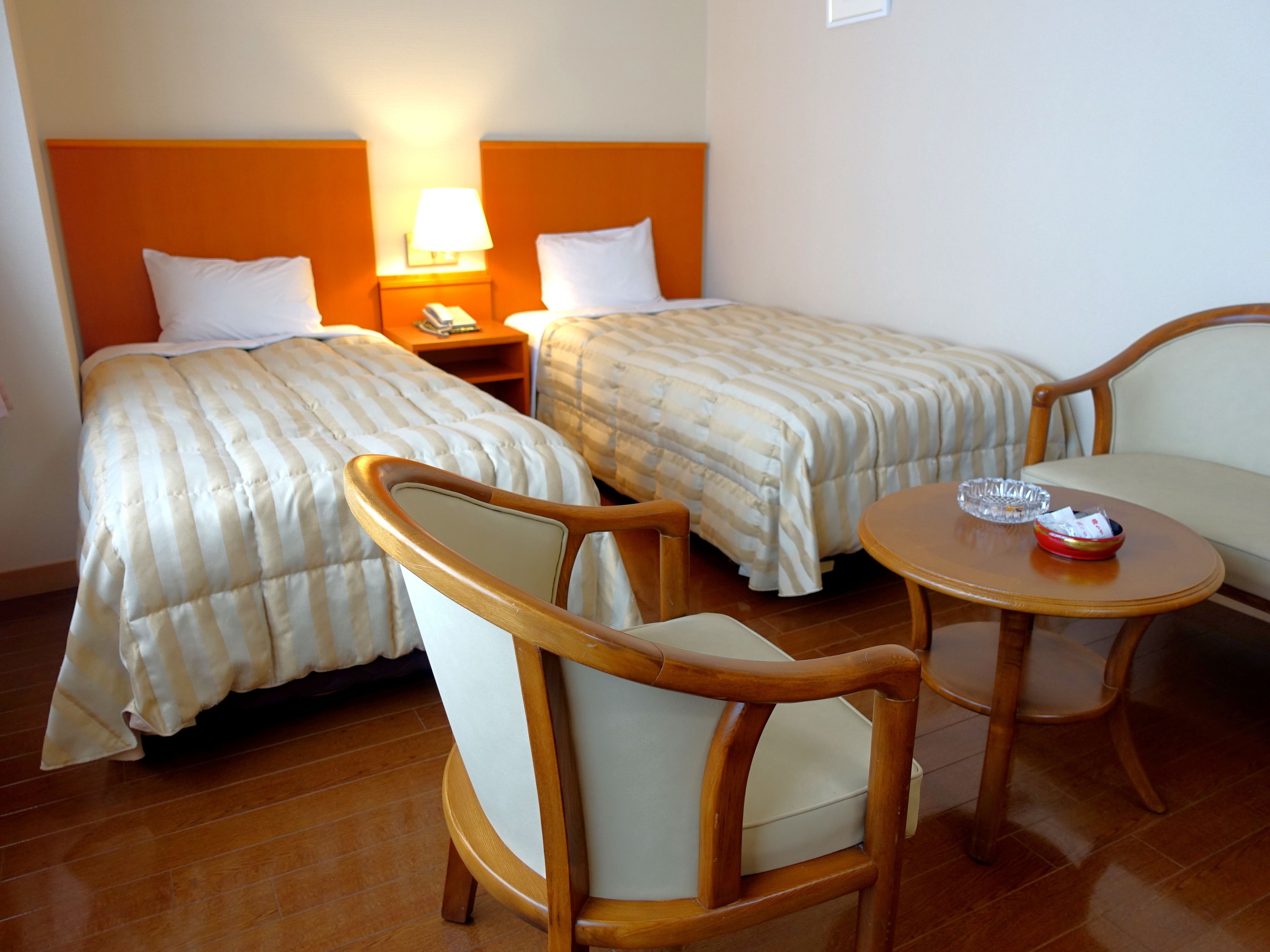 Habitación con 2 camas individuales, para no fumadores | Caja de seguridad en la habitación 