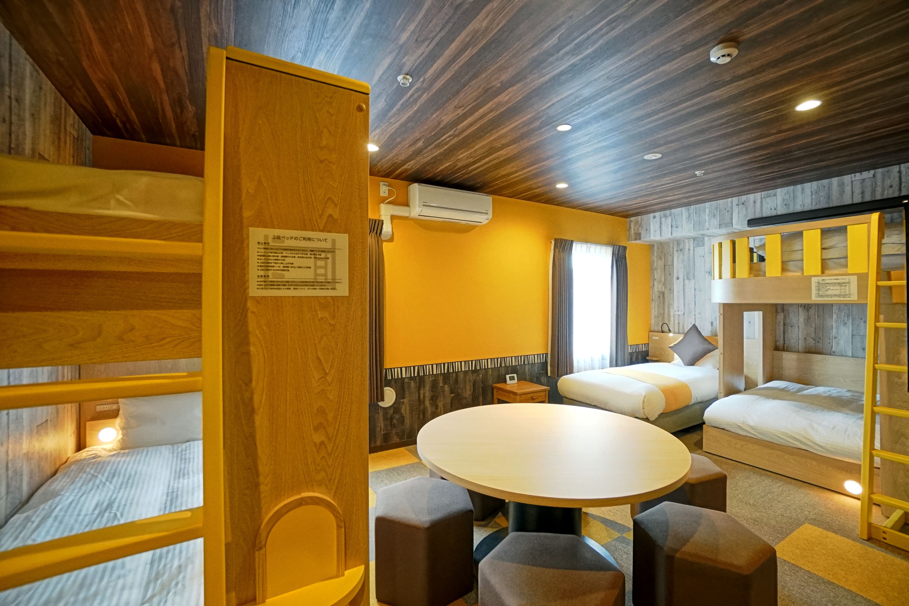 deluxe 5, non smoking (2 bunk beds and 1 twin sized bed) | in-room safe, free wifi, bed sheets