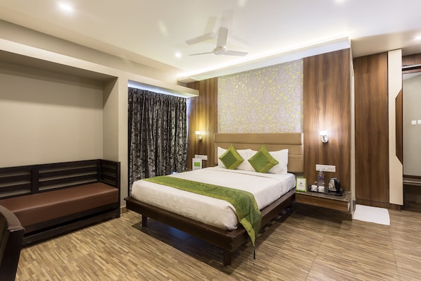 In-room safe, blackout curtains, iron/ironing board, free WiFi