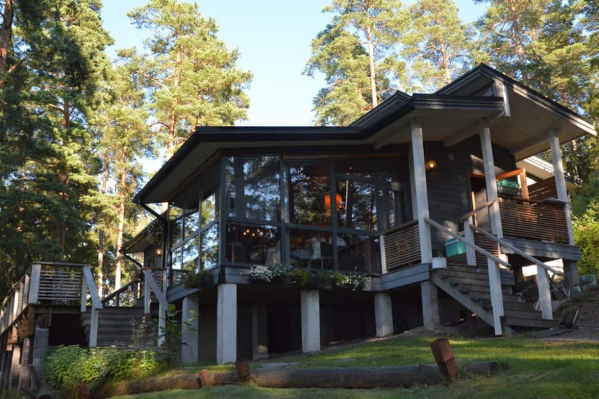 Casa, 3 habitaciones, sauna | Minibar, escritorio, tabla de planchar con plancha y cunas (de pago)