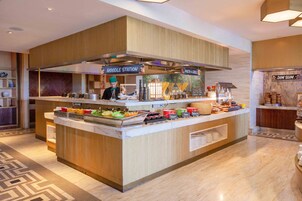 Daily buffet breakfast for a fee