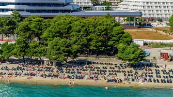 Accommodatie ligt op het strand