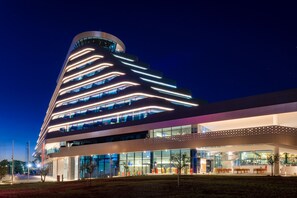 Front of property – evening/night