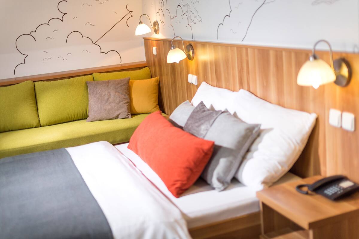 minibar, in-room safe, desk, blackout curtains