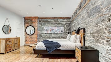 Premium-Loft (303) | 1 Schlafzimmer, Bettwäsche aus ägyptischer Baumwolle