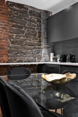 Luxury Apartment, 2 Bedrooms, Kitchen (202) | Egyptian cotton sheets, premium bedding, pillowtop beds, minibar - The SFX Old Port (Montreal)