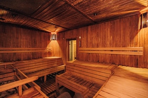 Sauna, Turkish bath/hammam, body treatments, hot stone massages