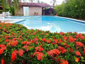 2 outdoor pools, pool umbrellas, sun loungers