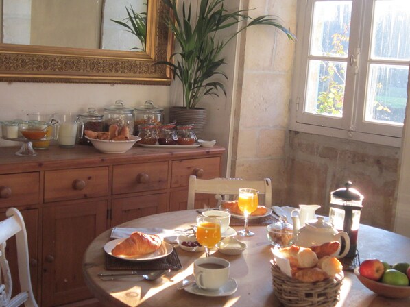 Free continental breakfast