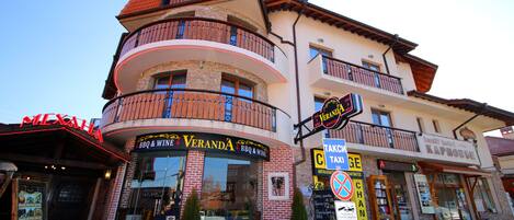 Fassade der Unterkunft