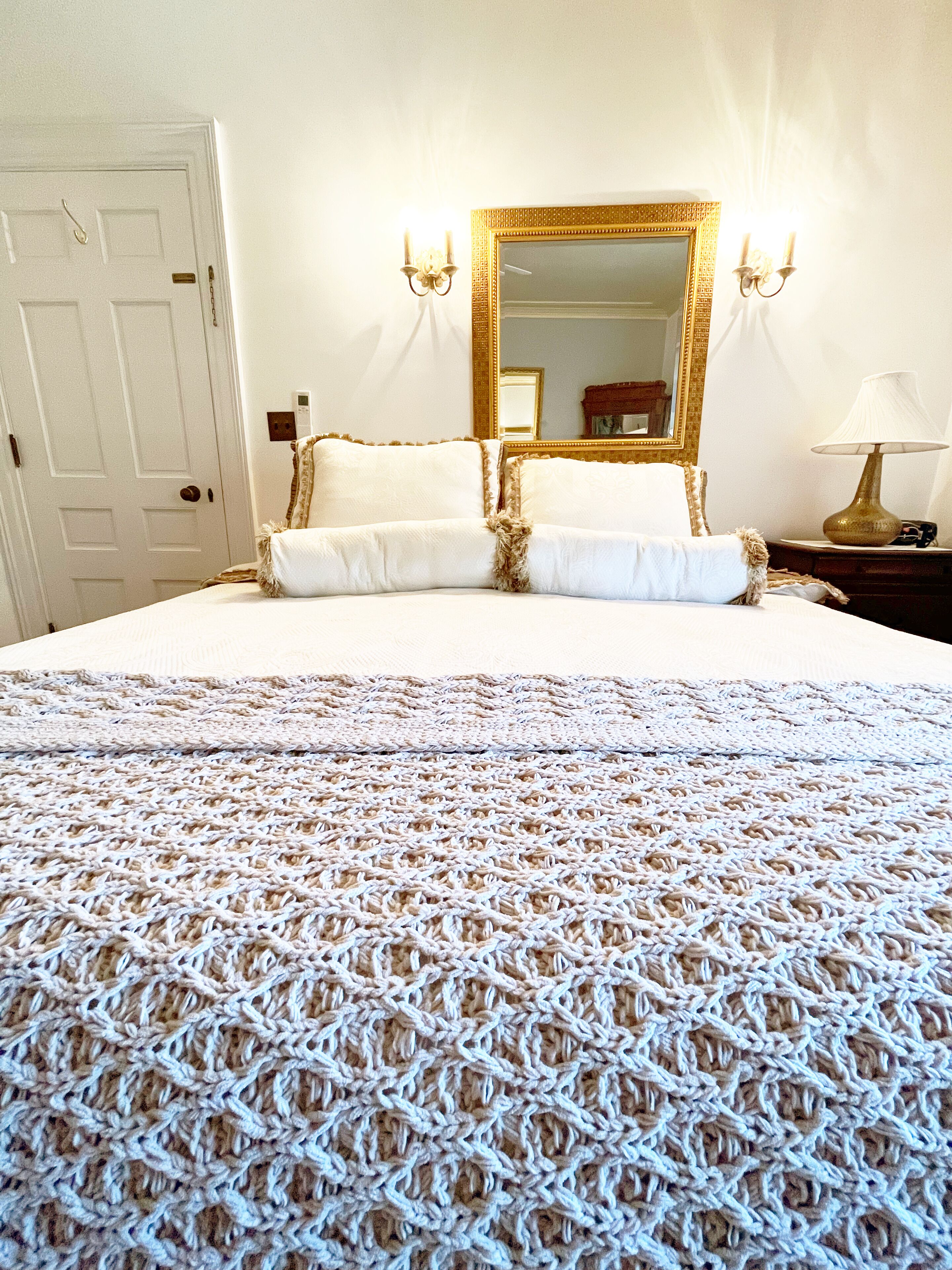 Egyptian cotton sheets, premium bedding, down duvets, memory-foam beds