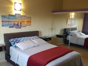 Appartement Prestige, 2 chambres, vue sur la montagne | 1 chambre, draps en coton égyptien, literie de qualité, coffre-fort