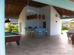 Poolside bar - Oceanic View Apartment at Fern Court (St. Ann's Bay)
