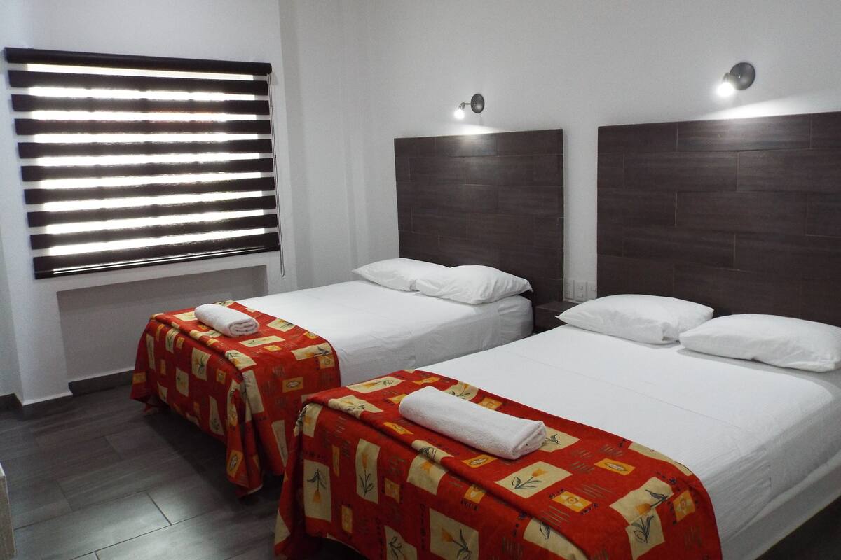 double room, 2 double beds | iron/ironing board, free wifi