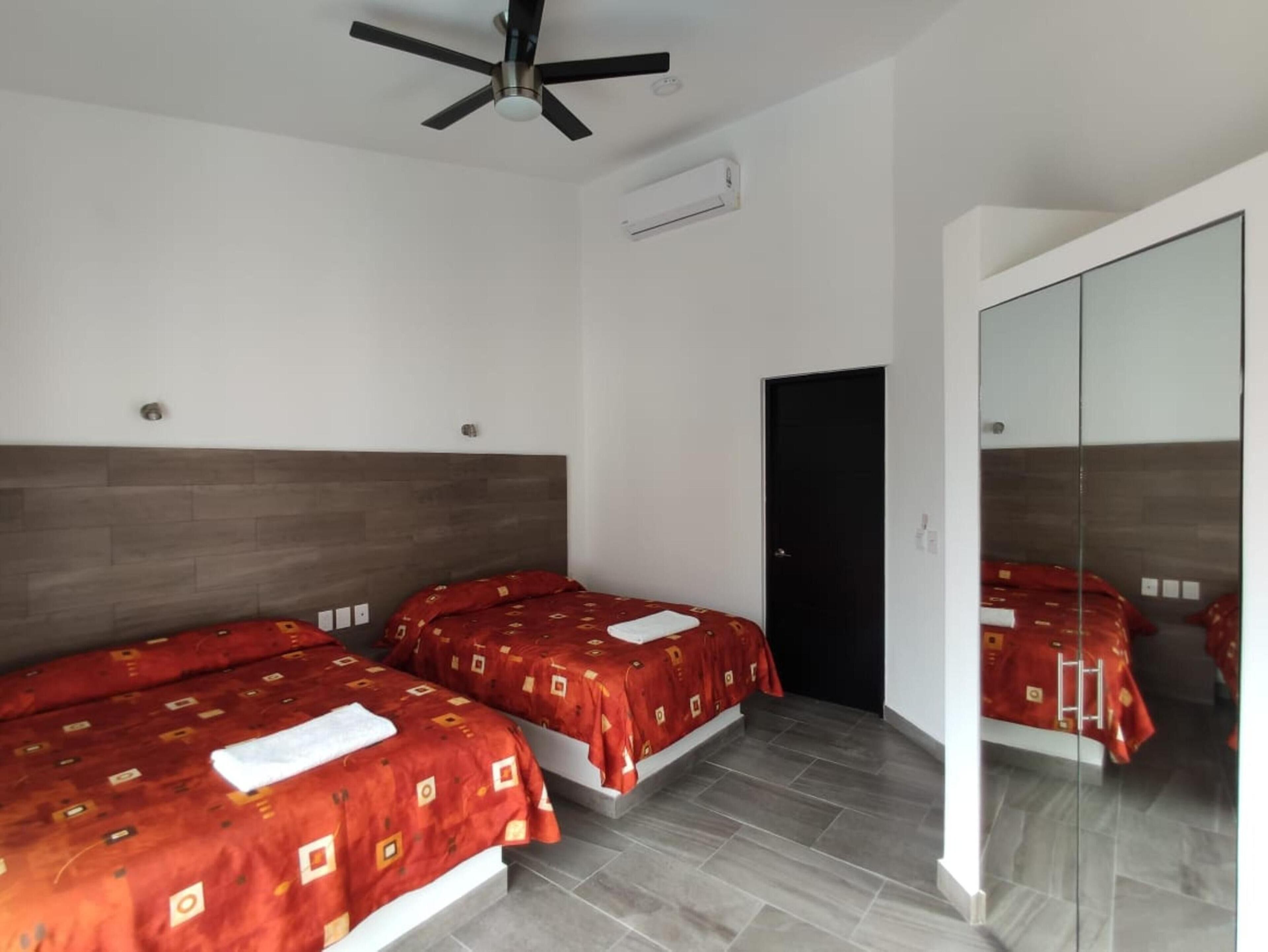 double room, 2 double beds | iron/ironing board, free wifi