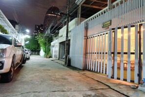 Front of property – evening/night