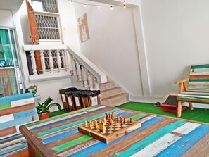 Interior entrance