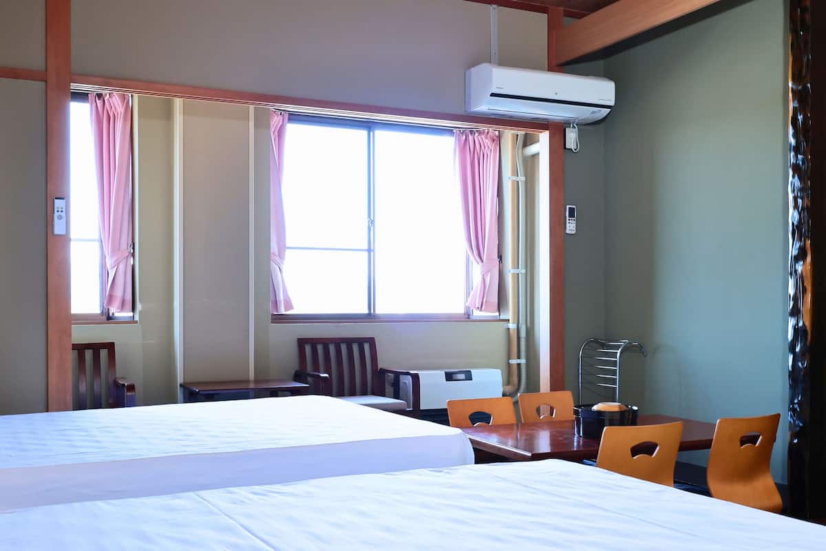 Kamar bergaya Jepang, Bebas Asap Rokok (10 tatami mats) | Brankas, meja kerja, tirai kedap cahaya, dan Wi-Fi gratis