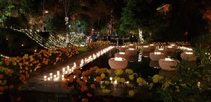 Área de bodas al aire libre