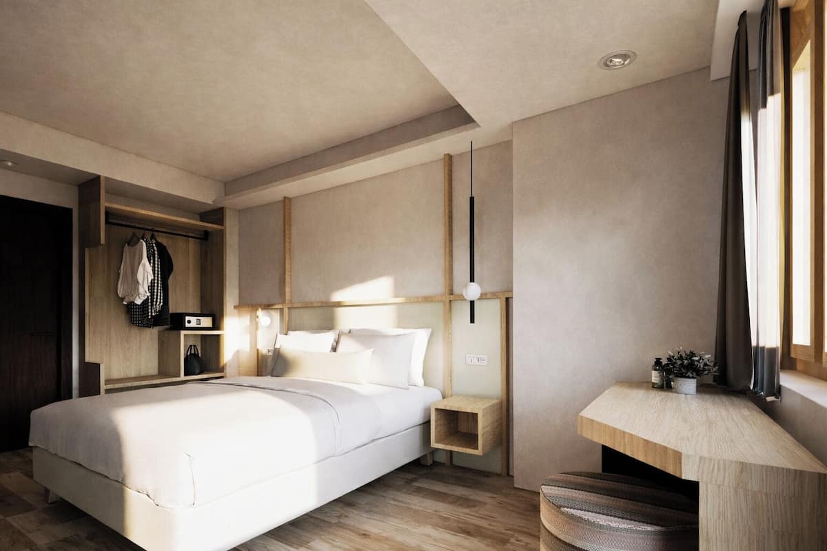 Comfort Double Room, Sea View | Premium bedding, minibar, in-room safe, desk