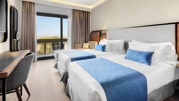 Camera Deluxe | Biancheria da letto di alta qualità, minibar, una cassaforte in camera